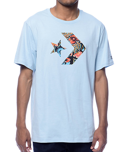 blue converse t shirt