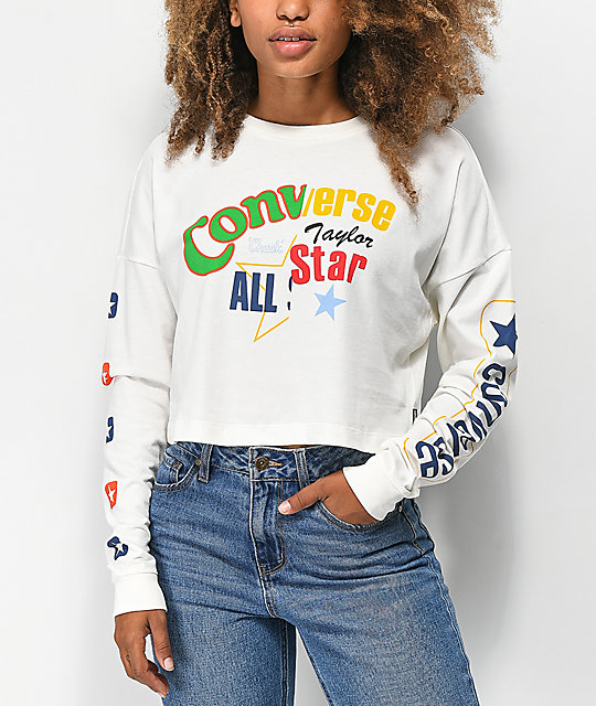 converse long sleeve t shirt