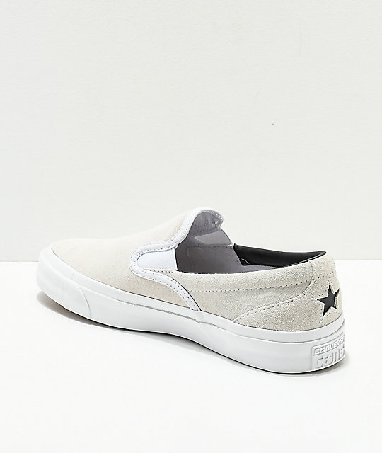 converse slip on skate shoes