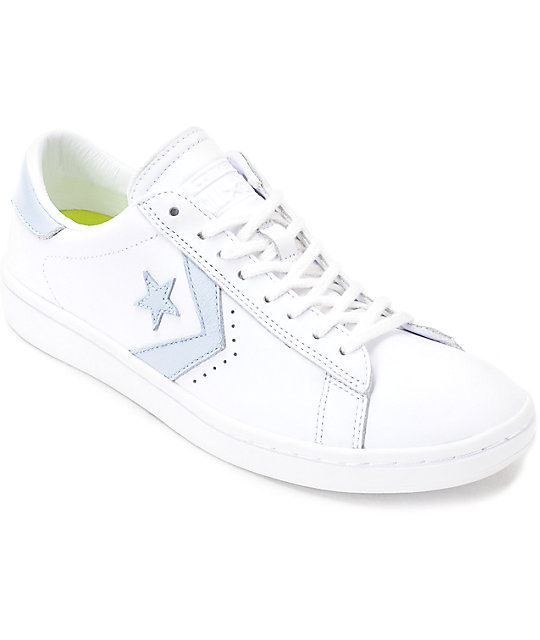converse leather tennis shoes