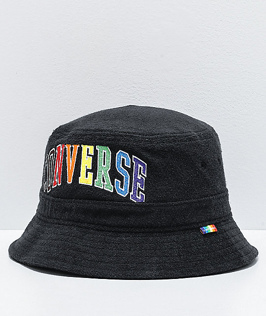 converse pride bucket hat