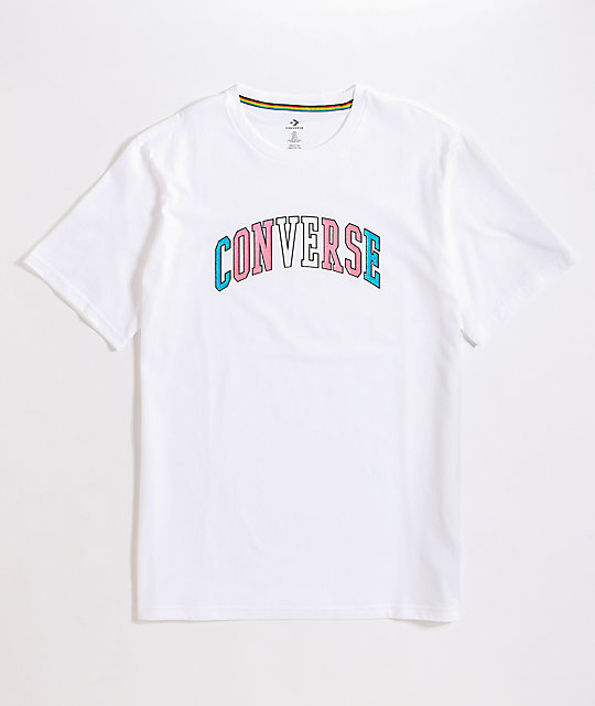 white converse shirt