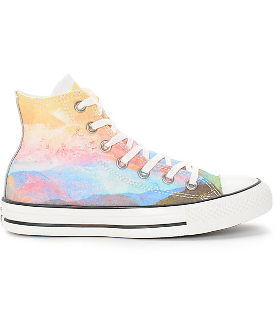 Converse Womens CTAS Photo Real Sunset High Top Shoes | Zumiez