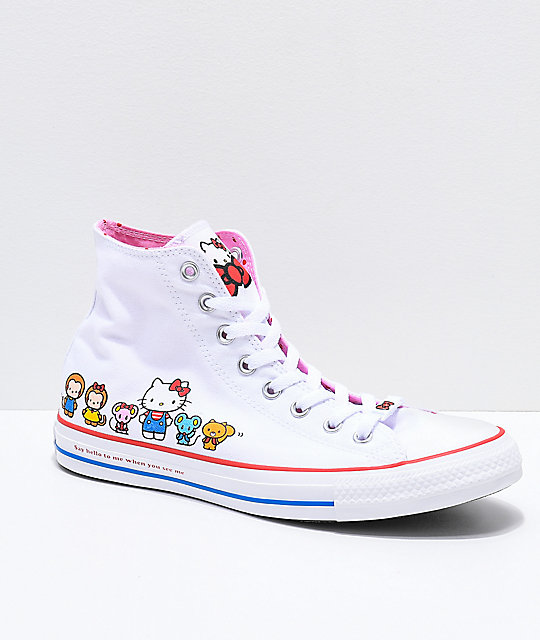 hello kitty chuck taylor shoes