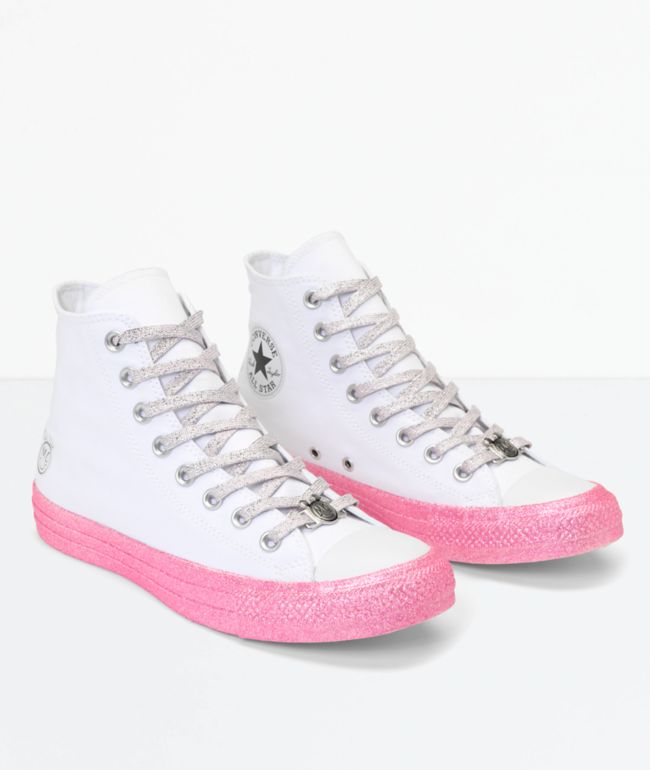 converse rosa brillantini