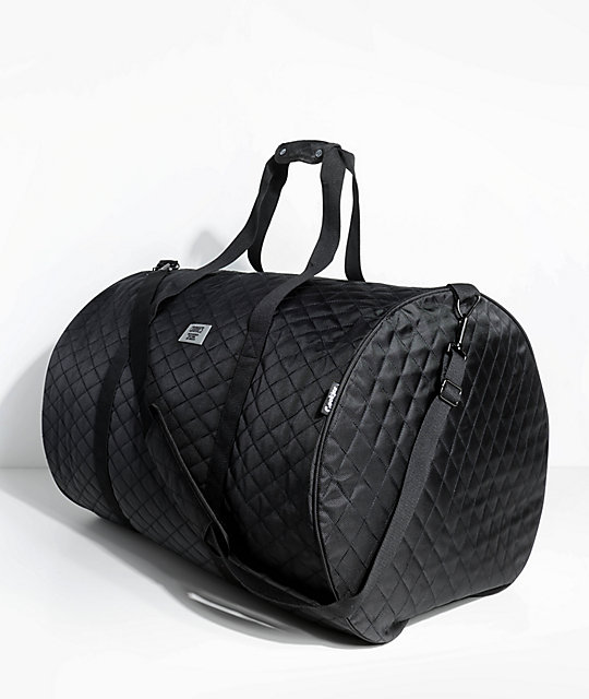 Cookies 1680 Quilted Black Duffel Bag Zumiez Cookies 1680 Quilted Black Duffel Bag