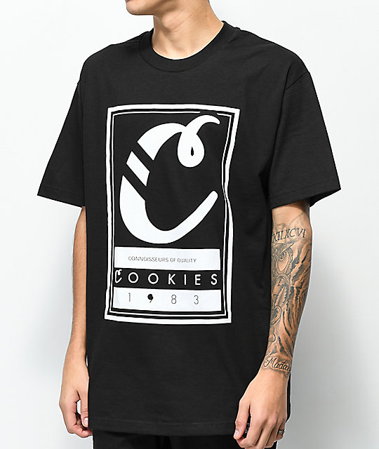 Cookies Alumni Hall Logo Black T Shirt Zumiez