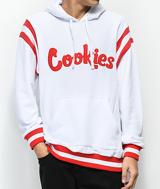 red cookies hoodie