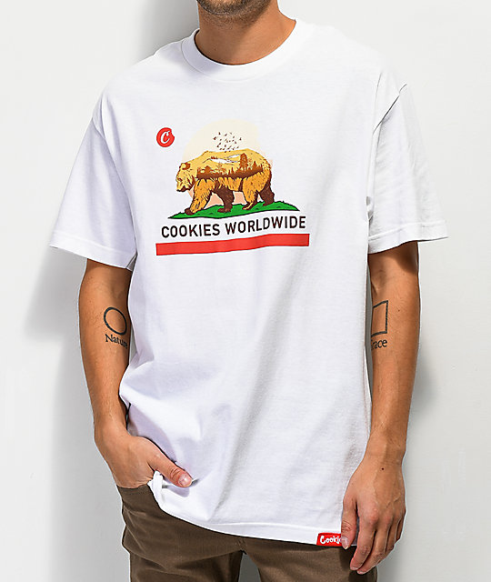 Cookies Bear White T-Shirt | Zumiez