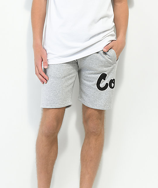 gray sweat shorts women