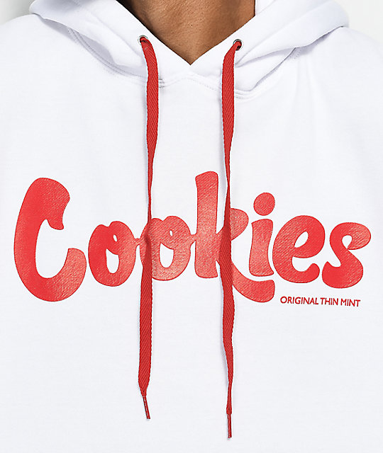 Cookies Thin Mint White & Red Hoodie | Zumiez