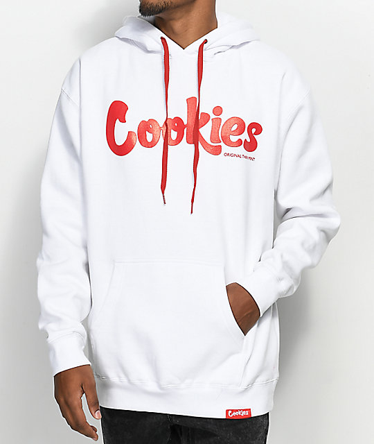 white cookies hoodie