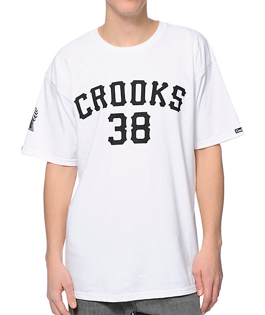 Crooks & Castles Crew White T-Shirt | Zumiez