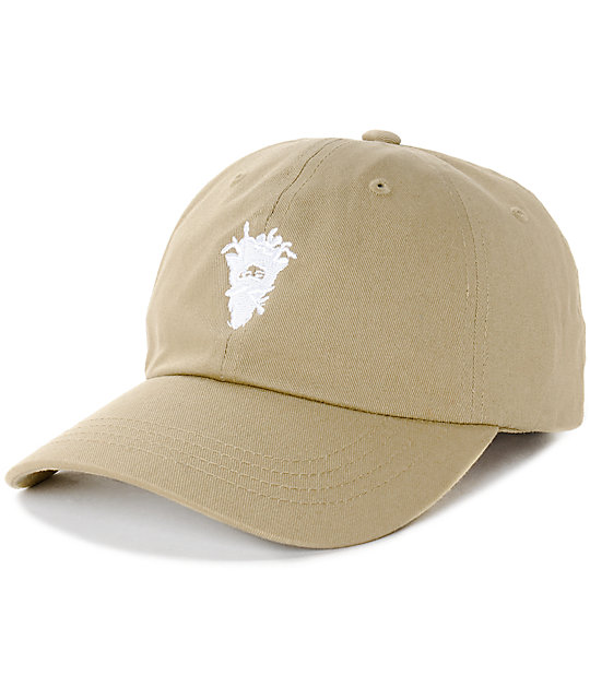 Crooks & Castles Cryptic Medusa Khaki Baseball Hat | Zumiez