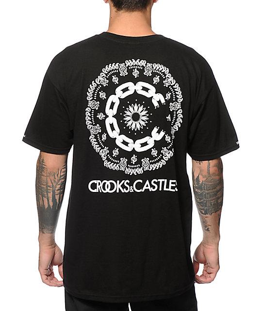 Crooks & Castles Paisley Chain T-Shirt | Zumiez