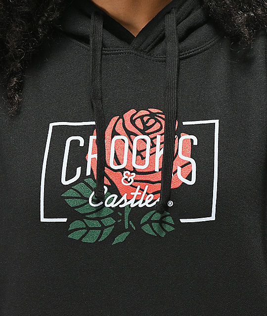 crooks and castles rose hoodie