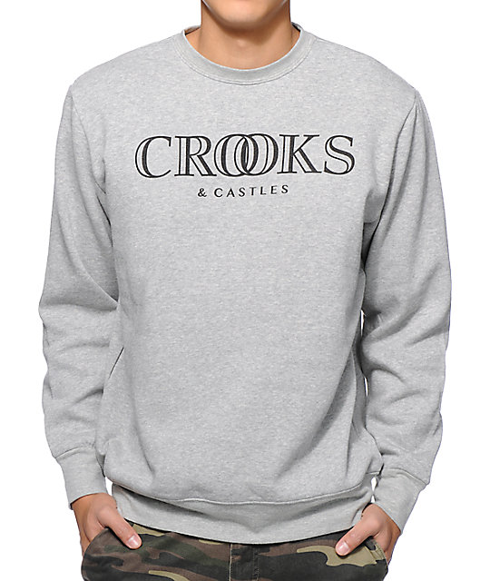 grey crooks and castles hoodie