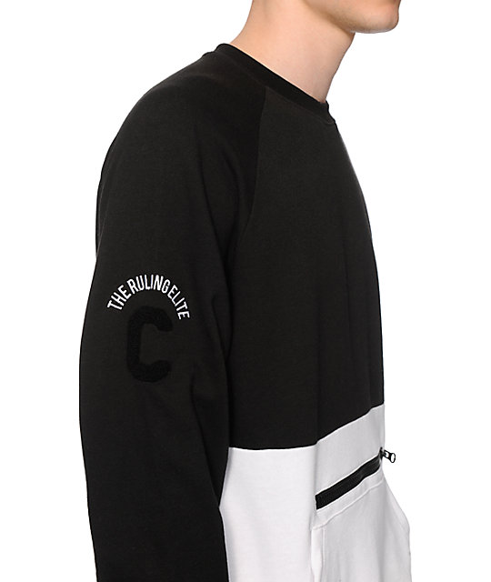 Crooks and Castles Capital Crew Neck Sweatshirt | Zumiez