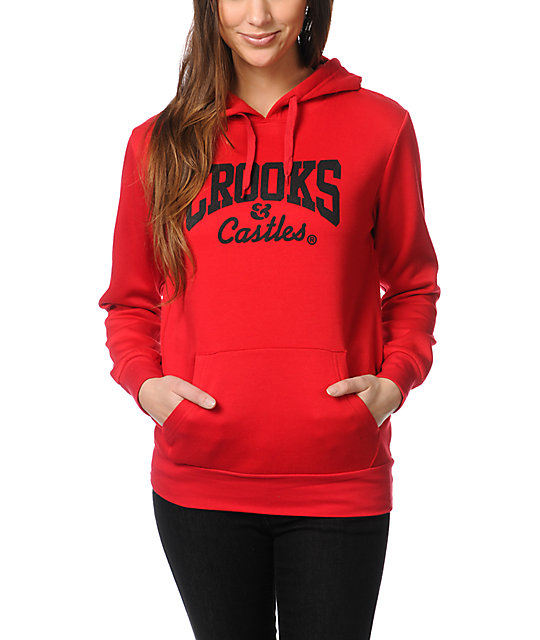 crooks and castles hoodie womens