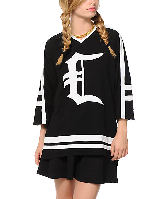 oversized hockey jersey