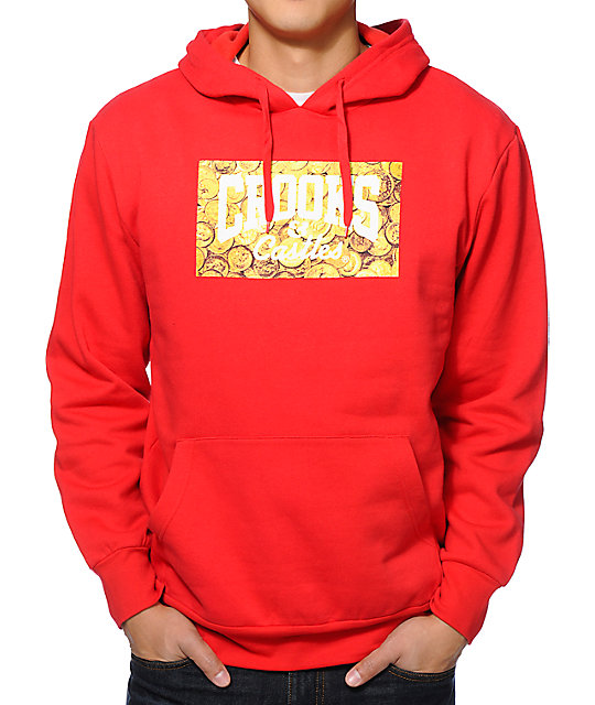 crooks and castles red hoodie