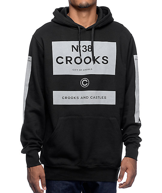 Crooks and Castles Klepto Black Hoodie | Zumiez