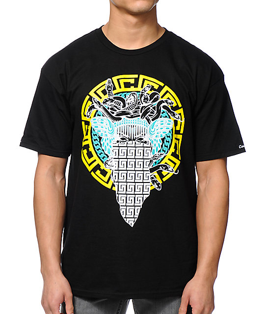 Crooks and Castles Medusa Repeat Black T-Shirt