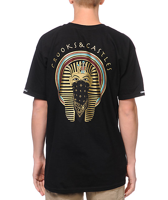 Crooks and Castles Pharaoh 2.0 Black T-Shirt | Zumiez