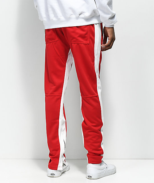 Crysp FB Red & White Track Pants | Zumiez