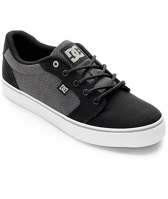 DC Anvil TX SE Black & Grey Shoes | Zumiez DC Anvil TX SE Black & Grey Shoes ...