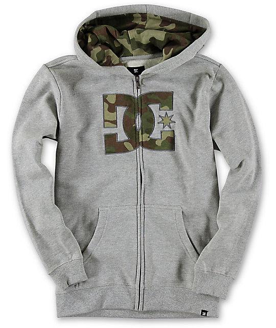 dc hoodie zip