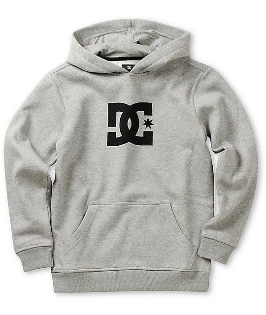 dc grey hoodie