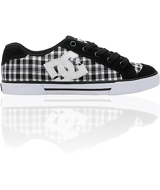 dc checkered shoes