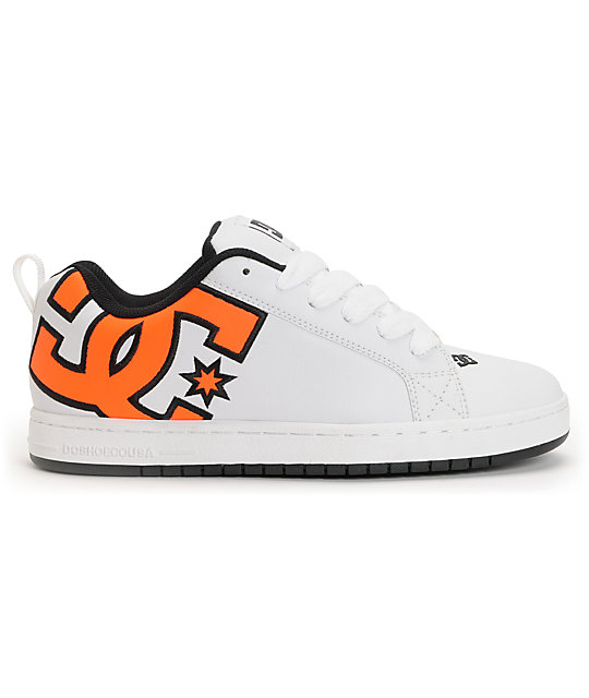 dc orange shoes