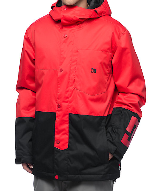 DC Defy Racing Red 10K Snowboard Jacket at Zumiez : PDP