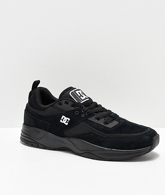Dc E Tribeka All Black Shoes Zumiez