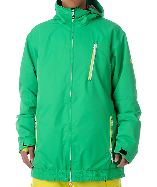 DC Ripley 10K Green Snowboard Jacket | Zumiez