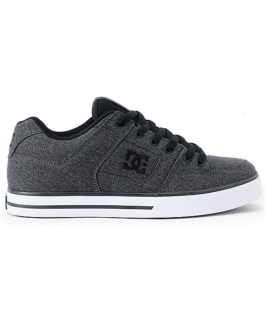 DC Shoes Pure Battleship Grey Skate Shoes | Zumiez