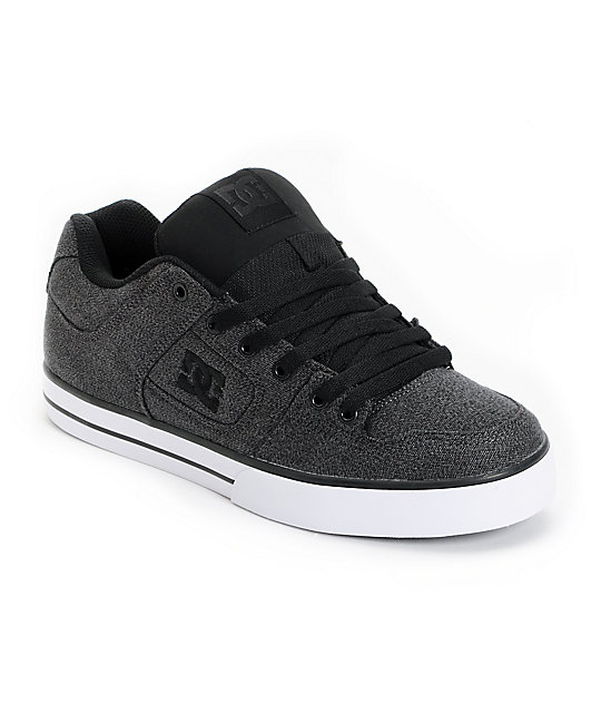 DC Shoes Pure Battleship Grey Skate Shoes | Zumiez