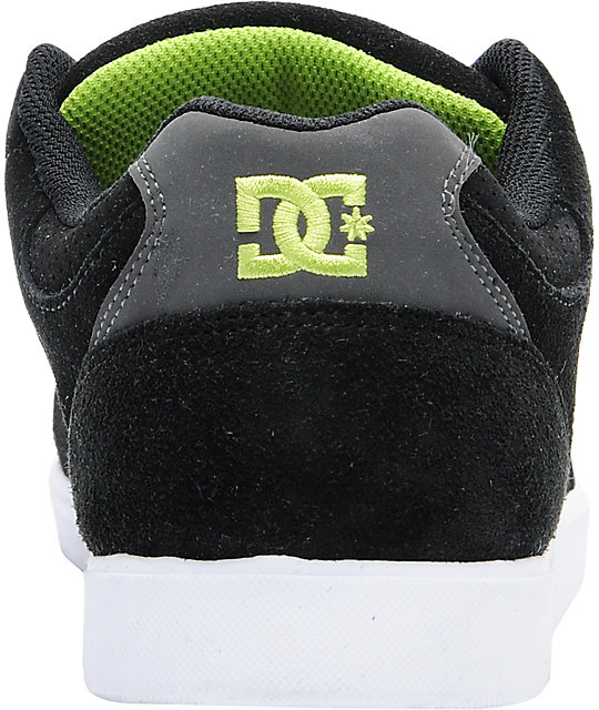 black and lime green dc shoes