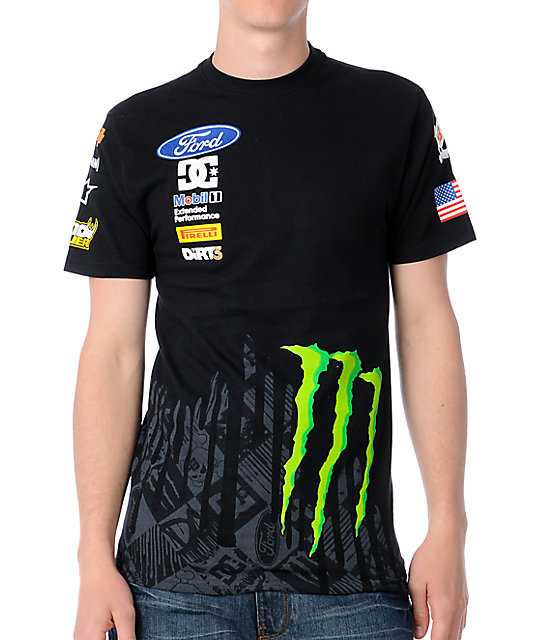 DC x Monster Ken Block Shift Black T-Shirt at Zumiez : PDP