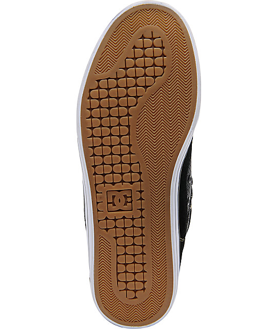 DC x Skullcandy Spartan Hi WC Black & Gold Skate Shoes DC x Skullcandy Spartan Hi WC Black & Gold Skate Shoes