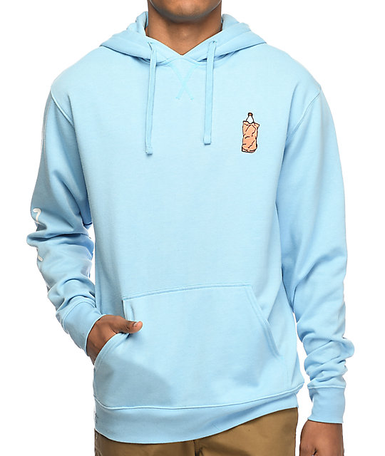 sudadera azul claro