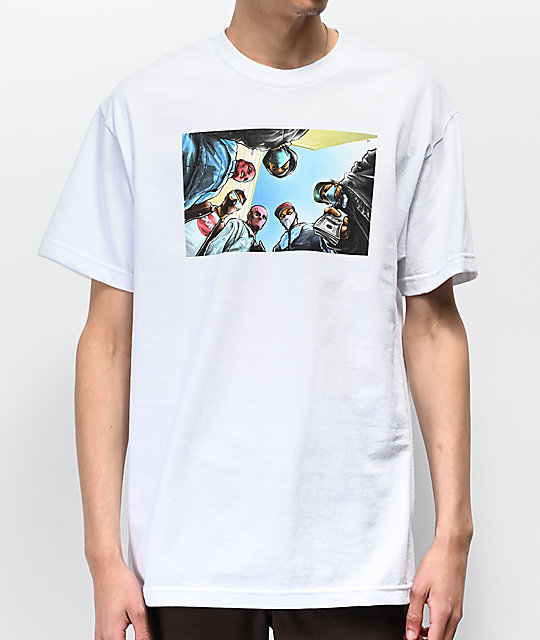 attitude t shirt white