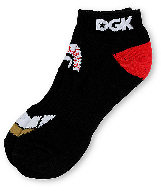 DGK Eyes Black Ankle Socks | Zumiez