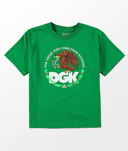 camiseta verde niño