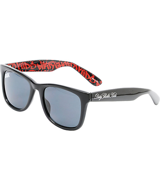 DGK Graffiti Black Shades | Zumiez