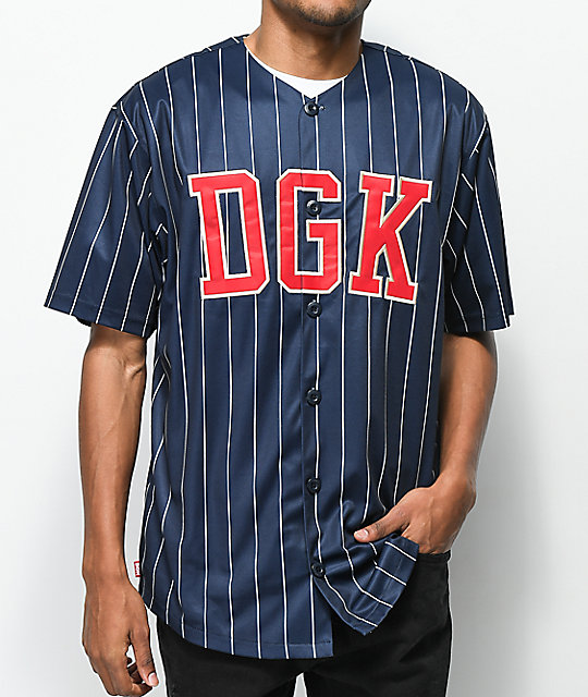 navy blue baseball jersey