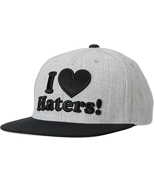 i love haters cap