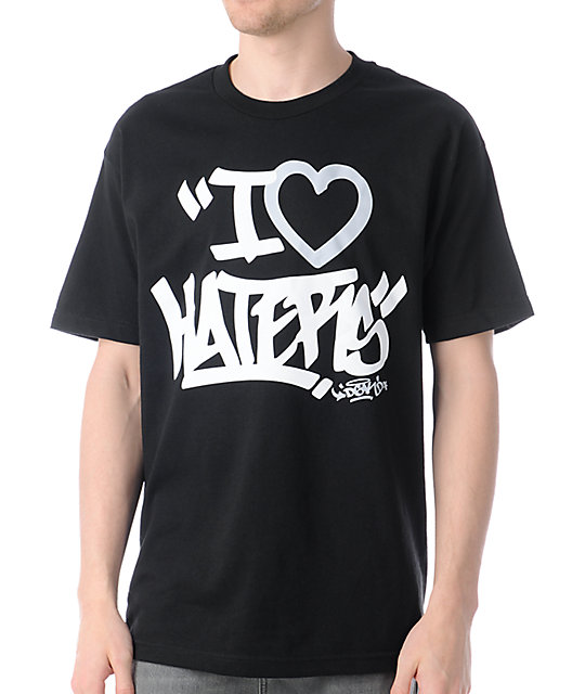 DGK I Love Haters Tag Black T-Shirt | Zumiez